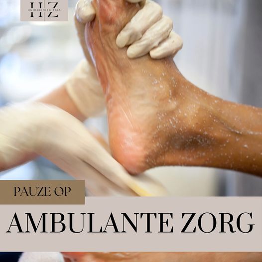 tijdelijke stop ambulante pedicureklanten